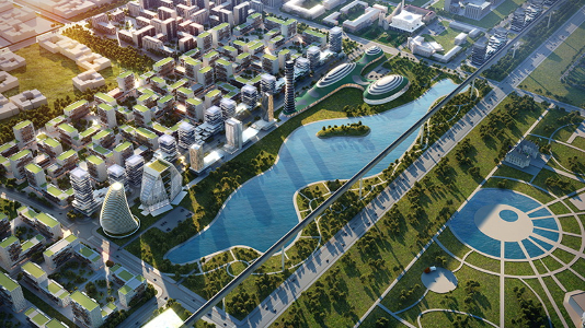 Silkland, Baku, Azerbaidjan- New District Masterplan